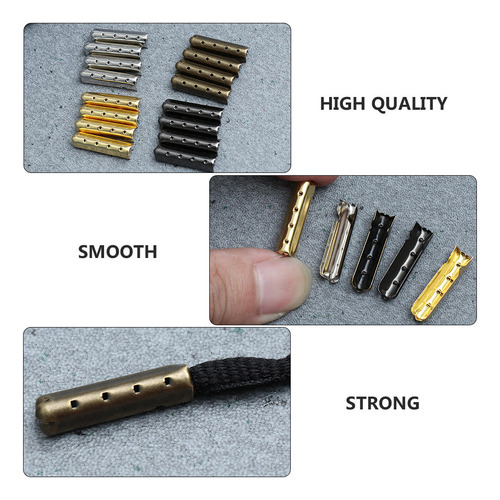 100 Piezas De Metal Duradero Con Punta De Cordón Para Zapato