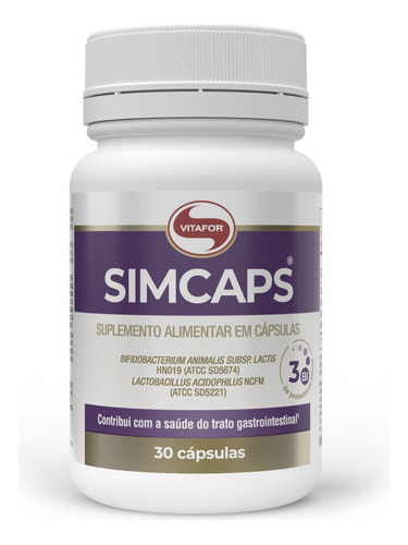 Kit 3 Simcaps Vitafor 30 Cápsulas