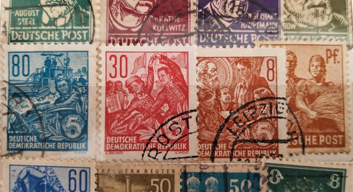 Imagem 3 de 6 de 20 Selos Antigos Raros Alemanha Deutschland Diversos Anos