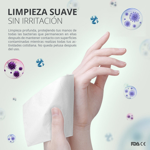 Imagen 5 de 7 de Toallitas Desinfectantes Antibacteriales Toallas Humedas