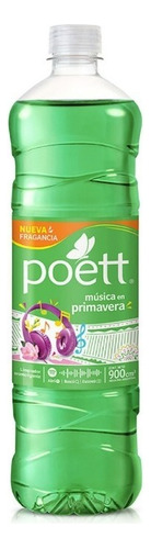 Desodorante Pisos Poett Música En Primavera 900ml X6 Unid
