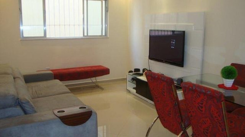 Apartamento Com 2 Dormitórios À Venda, 78 M² Por R$ 360.000,00 - Campo Grande - Santos/sp - Ap1682