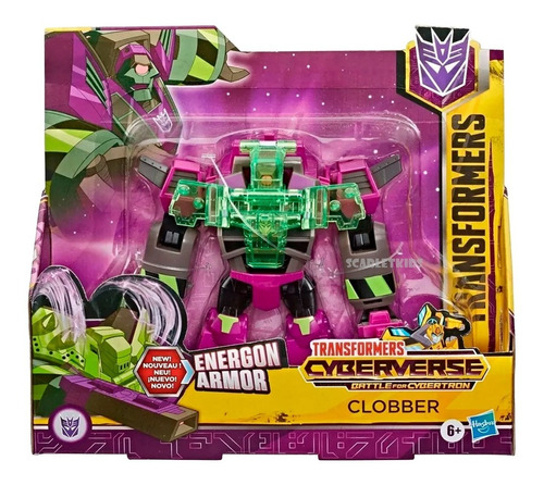 Transformers Clobber Cyberverse Energon Armor Hasbro Scarlet