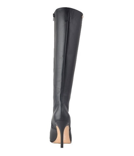 Botas Caña Alta Taco Alto De Mujer De Cuero Zaira - Ferraro