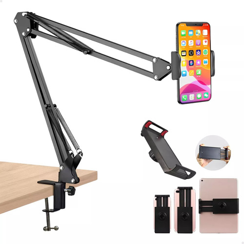 Suporte Celular Tablet Para iPad Articulado 360 Mesa Cama