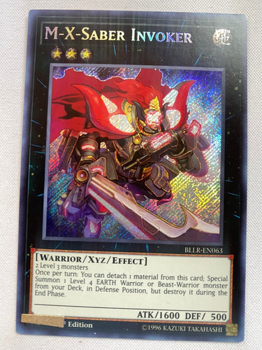 M-x-saber Invoker Secret Yugioh