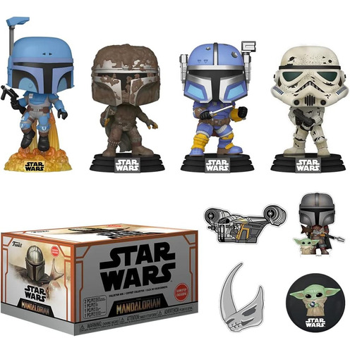 Funko Star Wars Mandalorian Caja Coleccionista Naranja