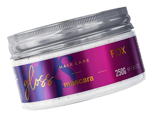 Máscara De Tratamento Hair Care Gloss Fox Professional 250g