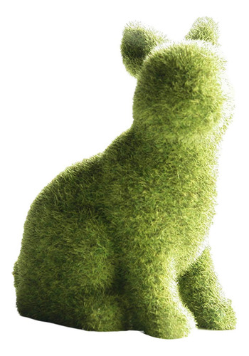 Figura De Conejo Con Musgo De Pascua Para Decoración De Jard