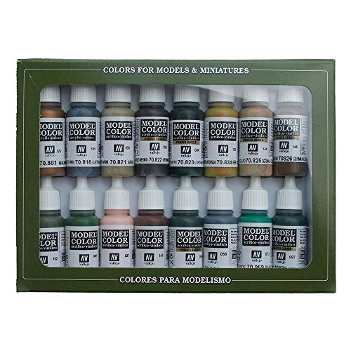 Modelo De Color Paint Set - Segunda Guerra Mundial Alemana D