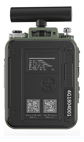 Para Rádio Bluetooth Multifuncional Rígido, Rádio Fm Portáti