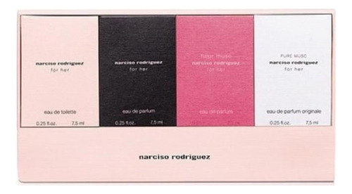 Narciso Rodriguez Set De Regalo De 4 Piezas Para Mujer