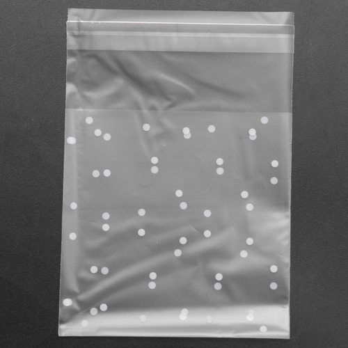 Pacote De Plástico Frosted Cute Dots De 400 Unidades, Pacote