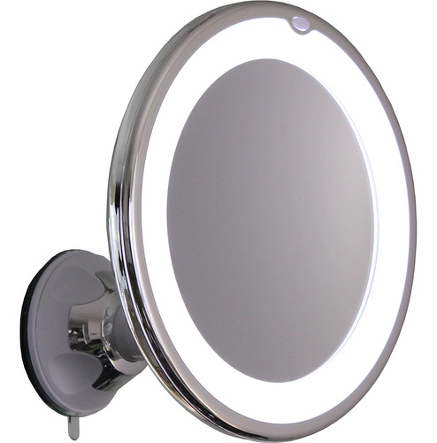 Espejo De Maquillaje Iluminado Con Aumento 8x Con Acabado Cr