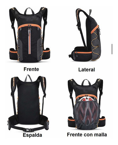 Imagen 2 de 3 de Mochila Hidratante Ciclismo Bicicleta