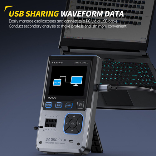Probador De Transistores De Osciloscopio Digital 3 En 1 Y Ge