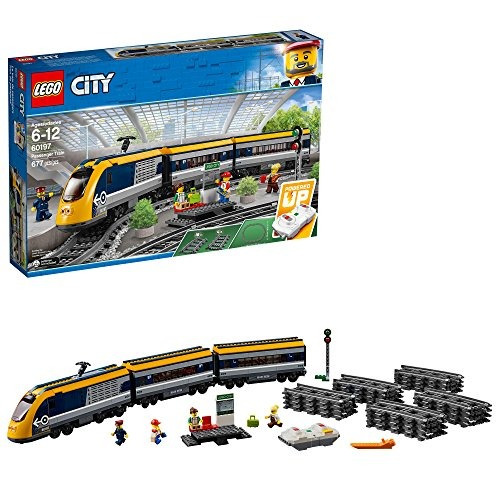 Lego City Train Tren De Pasajeros Kit De Construcción 676 Pi