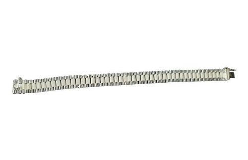 Pulcera Rolex Presidente Maciza De Plata Ley 925 