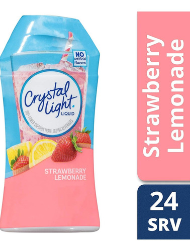 Crystal Light Kit Sin Azúcar Sabor Limonada Fresa
