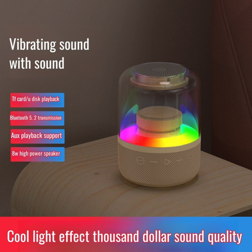 Equipo De Sonido Smartphone Bluetooth 5 2 Metal Horn Mesh