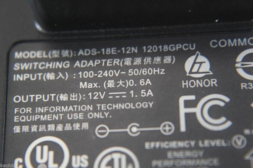 Fuente 12v 1,5a Ideal Wd / Seagate