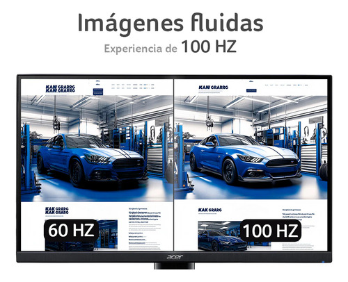 Monitor Acer 23'8 Fhd /100 Hz / 1 Ms Vrb /250 Nit / Zero Fr