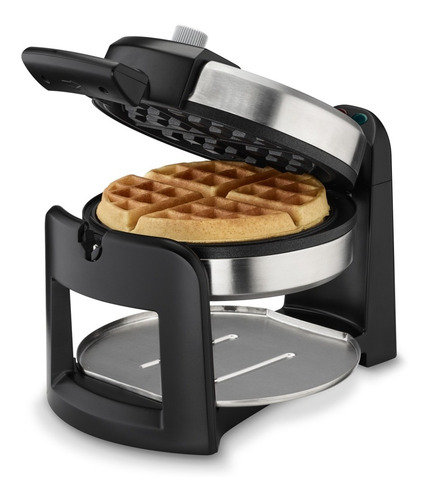 Imagen 2 de 6 de Waflera Belga Rotatoria De Acero Cuisinart Waf-f30