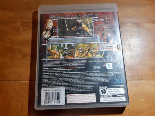 Jogo Ps3 - Ninja Gaiden Sigma (físico - Usado) (Usado)