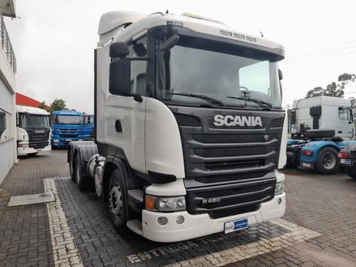 Scania R480 6x4 Branca 2017 - 2018 Com Retarder - Traçado