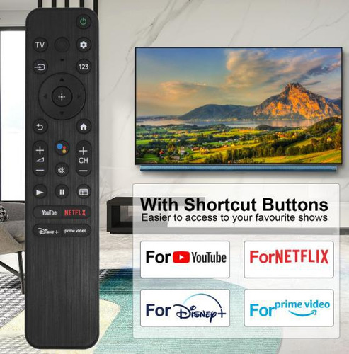 Control Remoto Para Sony Con Voz Tx800u 4k 8k Hd Tv Xr Kd