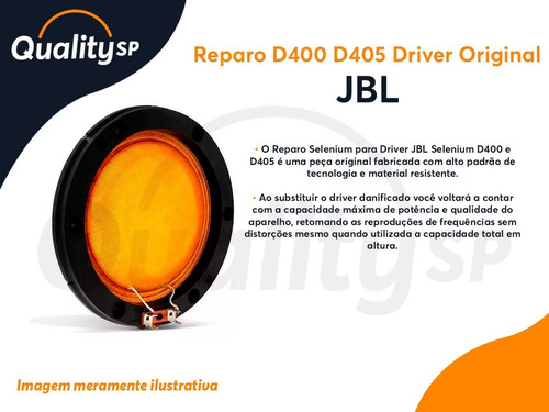 Reparo Jbl Selenium P/ Driver D400 E D405 Original + Fluído