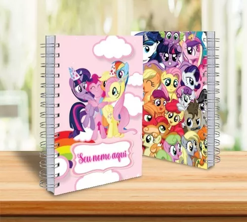 Caderno De Desenho My Little Pony Personalizado 100fls