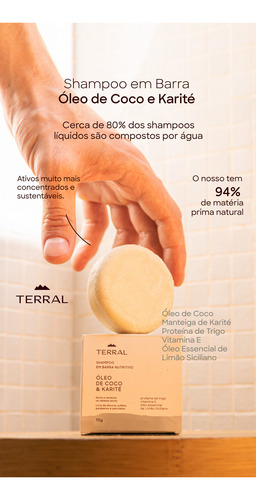 Shampoo Em Barra Nutritivo Óleo De Coco E Karité