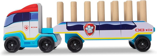 Camión De Madera Bloques Abc Paw Patrol Didáctico 33pzs 3+