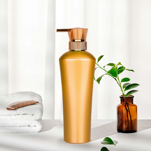 Dispensador De Jabón, Dispensador De Baño Hexágono De Oro