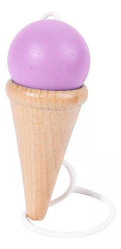 2 Bolas Kendamas De Madera Kendamas Bola Y Taza Violeta