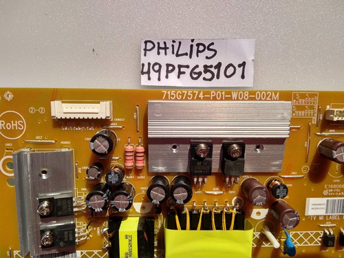 Placa Fuente Philips 49pfg5101 Cod 715g7574-p01-w08-002m