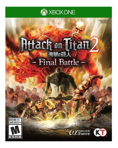 Attack on Titan 2: Final Battle  Standard Edition Koei Tecmo America Xbox One Digital
