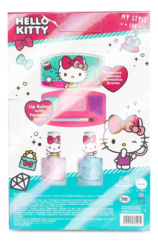 Set De Uñas Hello Kitty Juego De Belleza Hello Kitty