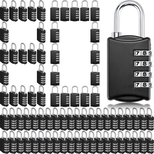 Paquete De 80 Cerraduras De Combinación De 4 Dígitos, Cerrad