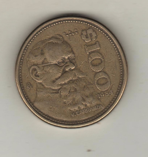 Mexico Moneda De 100 Pesos Año 1984 Km 493 - Vf