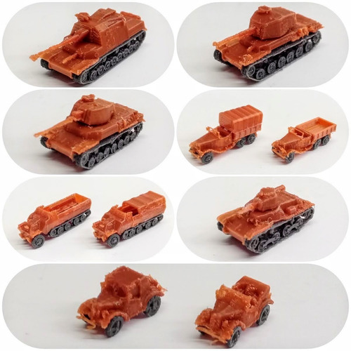 Tanques Miniatura A Escala Para Juegos De Guerra Arbatrus 3d
