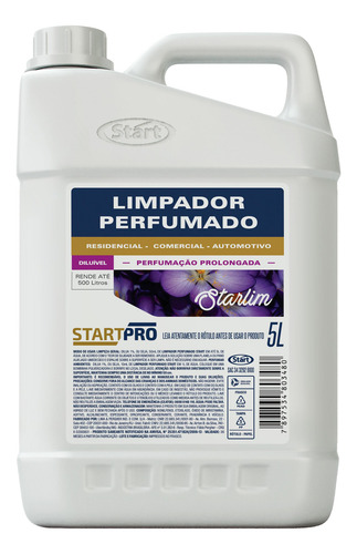 Limpador Perfumado Start 5l Starlin