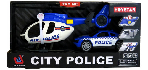 Auto Y Helicoptero Policia - City Police