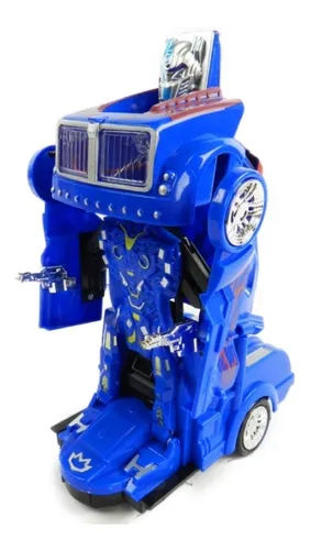 Auto Robot Transformers Juguete Interactivo Luces Sonidos