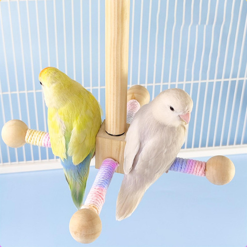 Piábles Giratorios De Juguete Girando Pájaros De Madera De