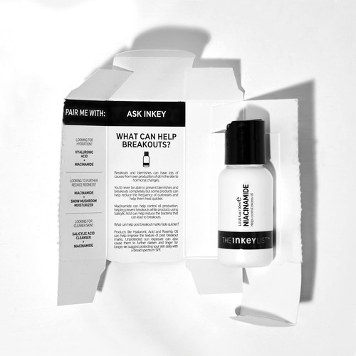 Sérum The Inkey List Niacinamida 30 Ml Con Ácido Hialurónico