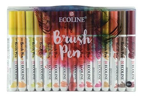 Ecoline Liquid Watercolor Conjunto De Punta De Pincel 30