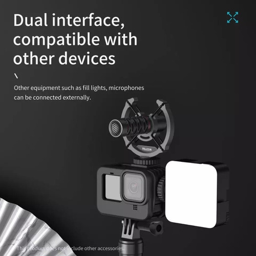Frame De Plástico Abs Con Zapata Para Gopro Hero 10/9