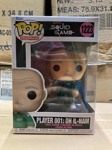 Oh Il-nam 1223 Los Juegos Del Calamar Player 001 Funko Pop